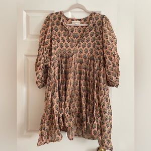 Daughters Of India “Kyra Dress” in Himalayan Salt